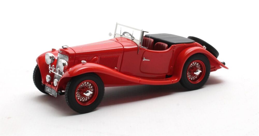 1938 ASTON MARTIN 15-98, 2-4 SEATER, RED.