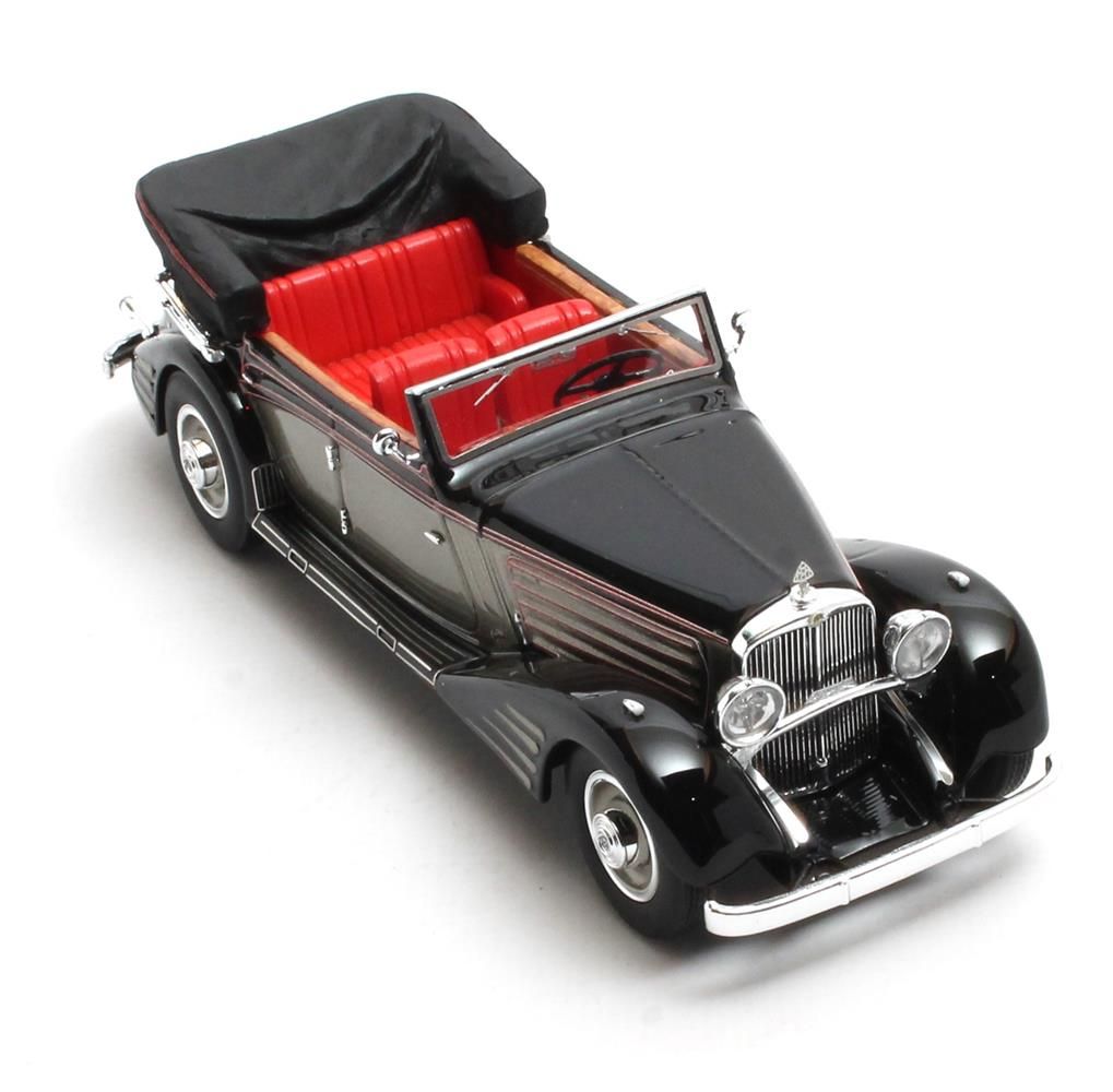 1 1934 MAYBACH ZEPPELIN DS8 4-DOOR OPEN CABRIOLET. BLACK OVER BRONZE.
