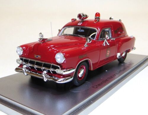 1 1954 CHEVROLET NATIONAL AMBULANCE, 'RESCUE & FIRST AID,' MICHIGAN. LTD: 2