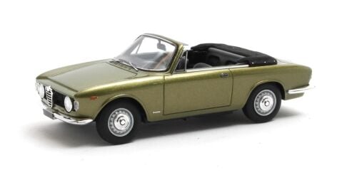 1964 ALFA ROMEO GIULIA GTC OPEN CABRIOLET, METALLIC OLIVE GREEN.