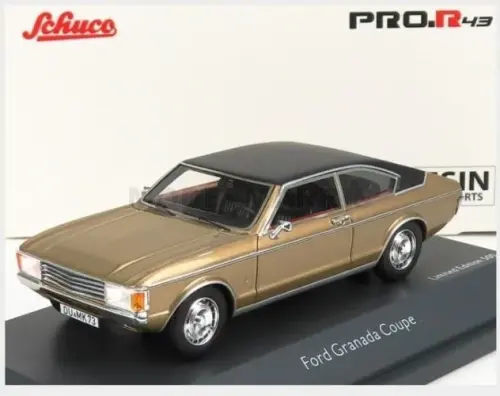 1974 FORD GRANADA 3.0 MK I COUPE. BLACK OVER GOLD. LHD.