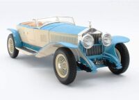 1926 ROLLS-ROYCE PHANTOM 1 EXPERIMENTAL MODEL #10EX. BLUE/WHITE. SCALE 1:18.