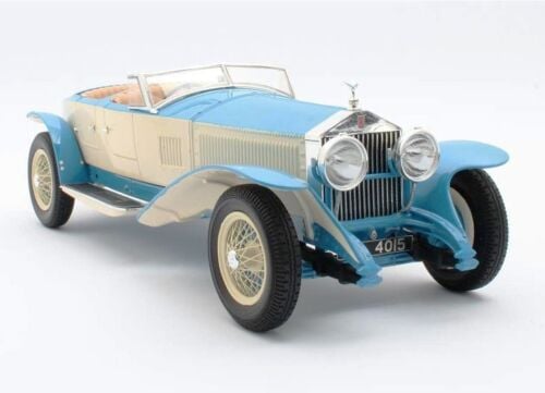 1926 ROLLS-ROYCE PHANTOM 1 EXPERIMENTAL MODEL #10EX. BLUE/WHITE. SCALE 1:18