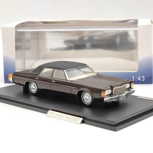 1 1974 CHRYSLER NEWPORT SEDAN, METALLIC BROWN.