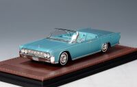 GLM: 1964 LINCOLN CONTINENTAL FOUR-DOOR OPEN CONVERTIBLE; METALLIC TURQUOISE.