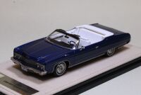 1 STAMP: 1973 CHEVROLET CAPRICE, OPEN CONVERTIBLE, METALLIC BLUE.