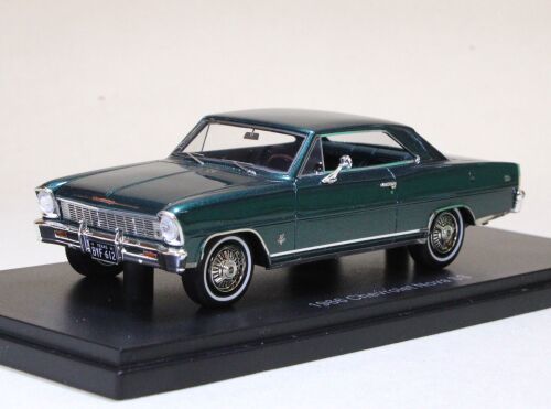 1966 CHEVROLET NOVA SS HARDTOP, GREEN.