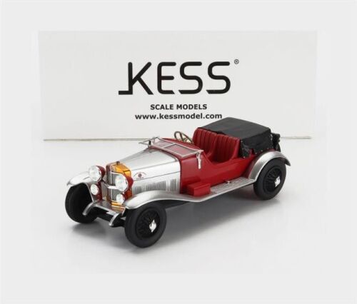 1 KESS: 1927 ALFA ROMEO SUPER SPORT, WITH CLOSED TONNEAU COVER, SILVER/RED.