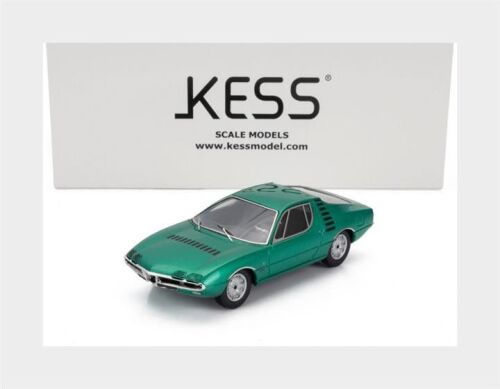 1 KESS: 1967 ALFA ROMEO MONTREAL EXPO COUPE, METALLIC GREEN. PRE-ORDER NOW!