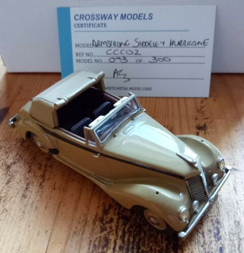 ARMSTRONG SIDDELEY HURRICANE, COUPE DE VILLE, HALF OPEN, BEIGE WITH A BLACK