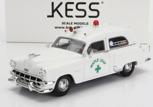 1 1954 CHEVROLET NATIONAL AMBULANCE, MAPLE LEAF. LTD: 250. LAST ONE!