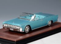 1 GLM: 1964 LINCOLN CONTINENTAL, FOUR-DOOR CONVERTIBLE, OPEN. REGAL TURQUOISE METALLIC.