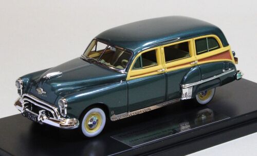 1 1948 OLDSMOBILE SERIES 88 STATION WAGON, ALPINE GREEN METALLIC. IN STOCK 