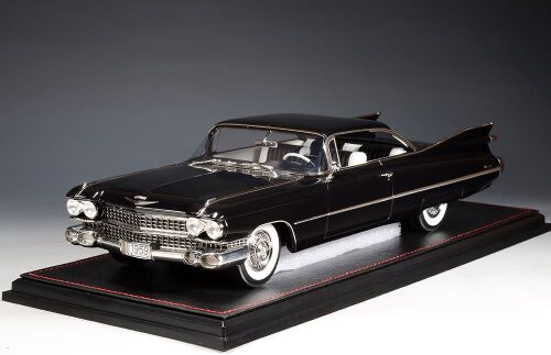 1959 CADILLAC COUPE DE VILLE, BLACK.
