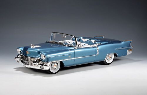 1956 CADILLAC ELDORADO BIARRITZ, OPEN CONVERTIBLE, BAHAMA BLUE METALLIC.