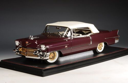 1956 CADILLAC ELDORADO BIARRITZ, CLOSED CONVERTIBLE, CHANTILLY METALLIC.