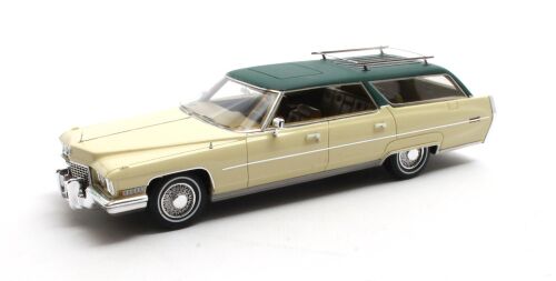 1 1972 CADILLAC DE VILLE STATION WAGON - GREEN/CREAM. DEAN MARTIN.