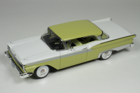 1 1959 FORD FAIRLANE,, TWO-DOOR SEDAN. LTD: 240. WHITE & INCA GOLD. IN STOCK NOW!!