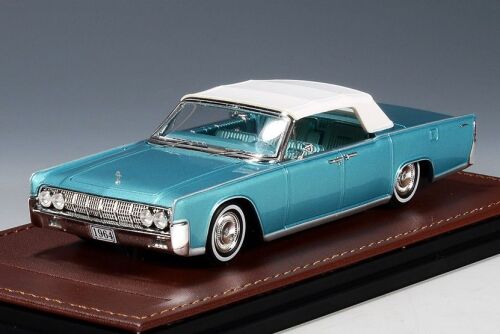 1 GLM: 1964 LINCOLN CONTINENTAL, FOUR-DOOR CONVERTIBLE, CLOSED. REGAL TURQU