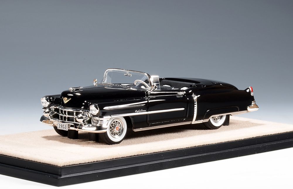 1 STAMP: 1953 CADILLAC ELDORADO CONVERTIBLE, OPEN, BLACK.