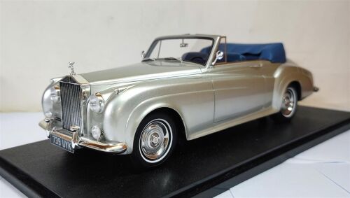 1 1960-62 ROLLS-ROYCE SILVER CLOUD II, OPEN CONVERTIBLE, SHELL GREY METALLI
