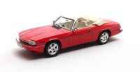 1 1995-96 JAGUAR XJS OPEN CABRIOLET, SOLID RED. LIMITED EDITION: 100 ONLY.