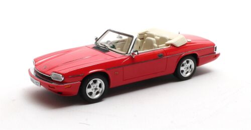 1 1995-96 JAGUAR XJS OPEN CABRIOLET, SOLID RED. LIMITED EDITION: 100 ONLY.
