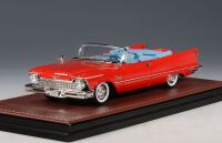 1 GLM: 1957 IMPERIAL CROWN, OPEN CONVERTIBLE, BLACK WITH A BLUE INTERIOR.