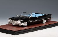 1 GLM: 1957 IMPERIAL CROWN, OPEN CONVERTIBLE, BLACK WITH A BLUE INTERIOR.