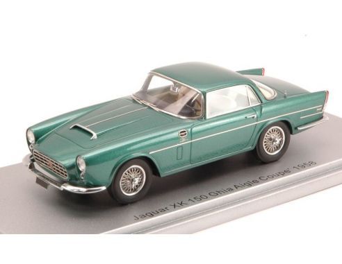 1958 JAGUAR XK150 AIGLE COUPE BY GHIA, METALLIC GREEN.