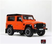 LCD MODELS 1/18 LAND ROVER DEFENDER, 90 WORKS V8, 70TH EDITION. ORANGE.