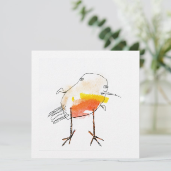 Christmas: Little Robin Greeting Card
