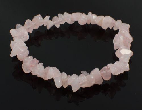 Find my soul mate rose quartz charmed bracelet