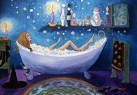 Bubble bath magic - art print