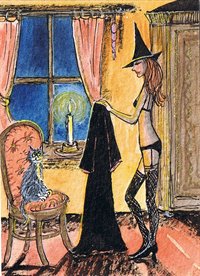 Candle Light - art print