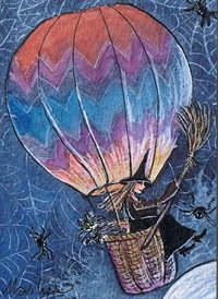 Laura's up up and away - art print