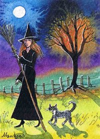 Moon shadow - art print