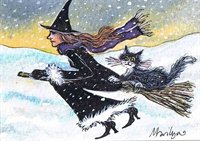Winter snow - Art print