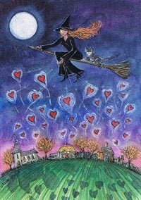 Love from above - art print by Marilyn Harris