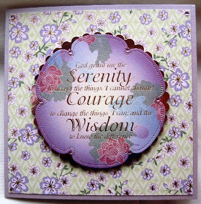 Serenity, Courage, Wisdom