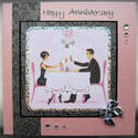 To the Happy Couple handmade anniversary card