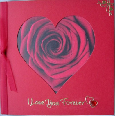 Love You Rose Heart with box