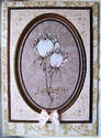Sepia framed roses