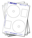 200 Zero Defex ZDL4003 Full Face Gloss Offset (PressIt Style) CD / DVD Labels