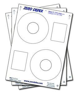 Zero Defex ZDL4002 CD Labels
