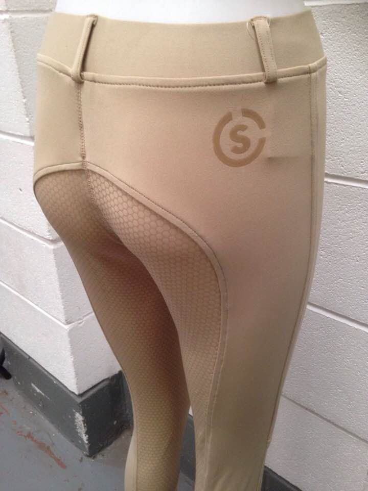  Silicone Riding Tights Beige