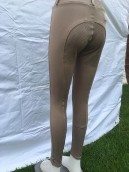 Sheldon Silicone Riding Tights - Wood