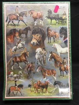 Horse breeds 500 piece jigsaw Was £9.00