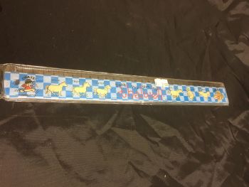 Thelwell Blue Check Ruler Was £1.00