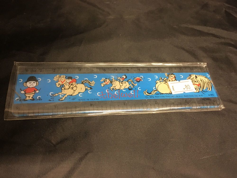 Smal Thelwell Blue  Ruler Was 80p